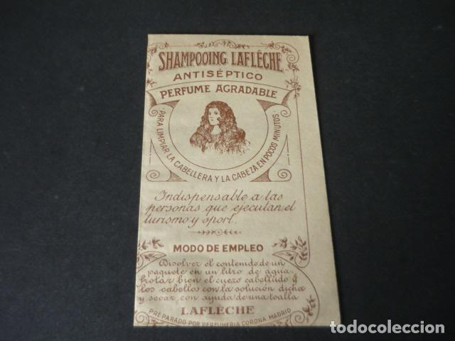 Sammelleidenschaft Andere Papierartikel: SOBRE PUBLICIDAD PERFUMERIA CHAMPU ANTISEPTICO LAFLECHE