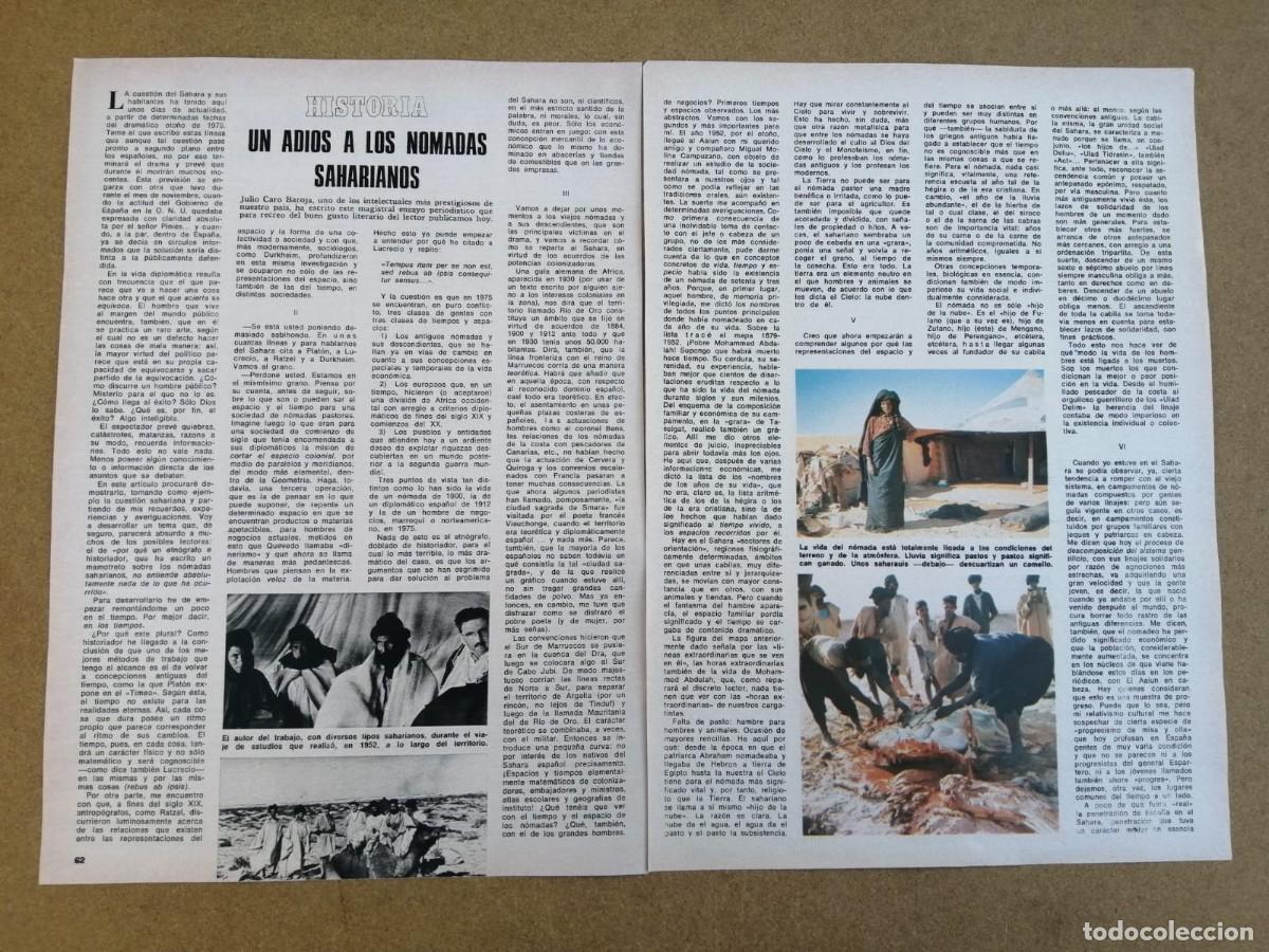Otros Art&iacute;culos de Coleccionismo en Papel: REPORTAJE. UN ADIOS A LOS NOMADAS SAHARIANOS
