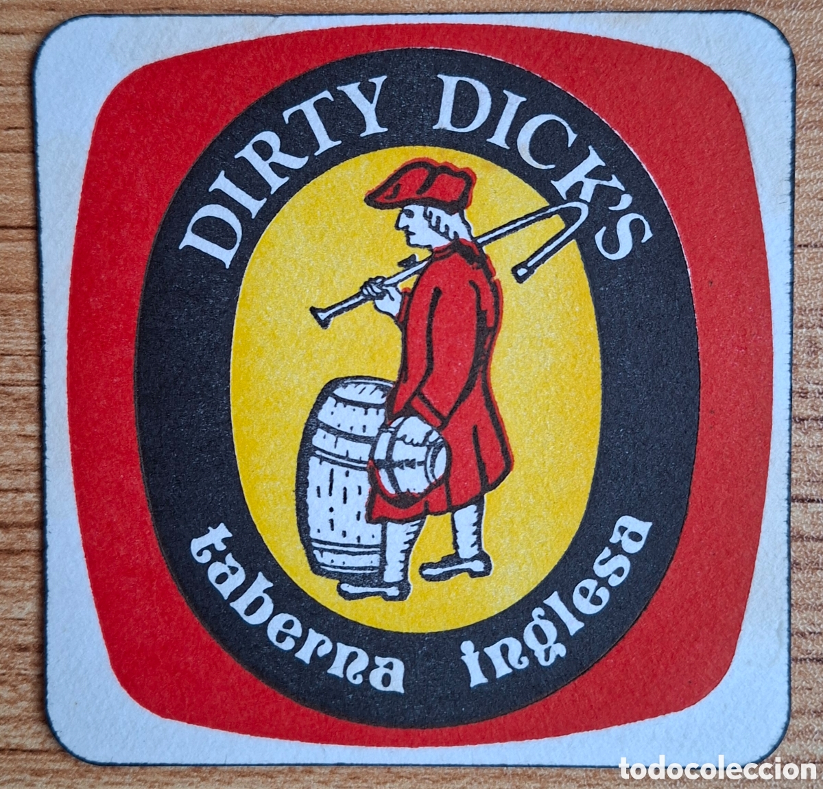 Otros Art&iacute;culos de Coleccionismo en Papel: Posavasos Taberna Inglesa Dirty Dick's - Barcelona