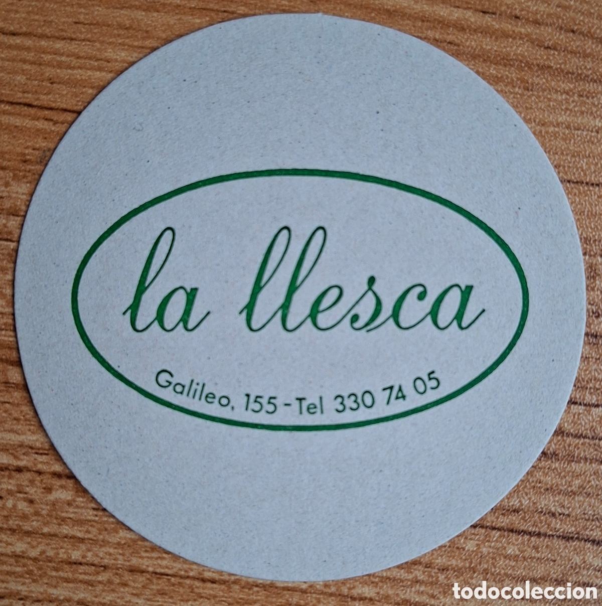 Otros Art&iacute;culos de Coleccionismo en Papel: Posavasos La Llesca - Barcelona