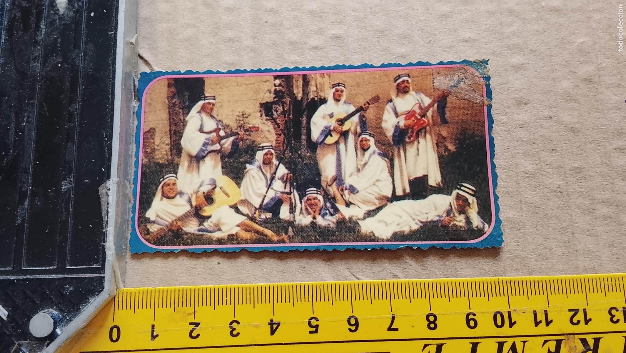 Otros Art&iacute;culos de Coleccionismo en Papel: ANTIGUO carton troquelado tipo cromo, carnaval de cadiz agrupacion