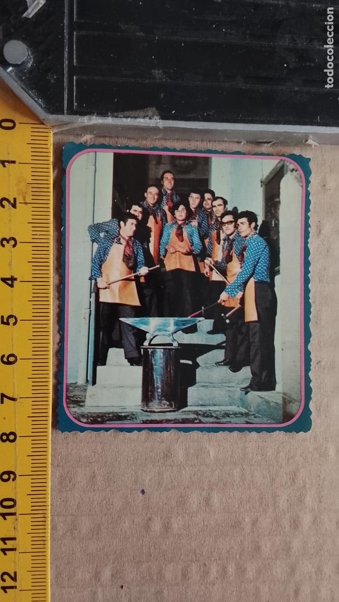 Otros Art&iacute;culos de Coleccionismo en Papel: ANTIGUO carton troquelado tipo cromo, carnaval de cadiz agrupacion