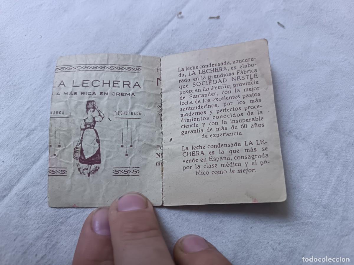 Collectionnisme Papier divers: Antigua Libreta de Notas con Publicidad de La Lechera y Nestl&eacute;