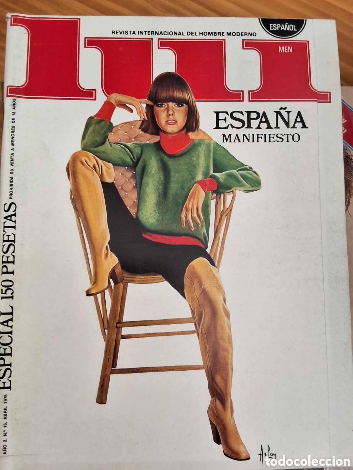 Otros Art&iacute;culos de Coleccionismo en Papel: Lui revista erotica espa&ntilde;ola desnudos mujeres 16 a&ntilde;o 1978/4