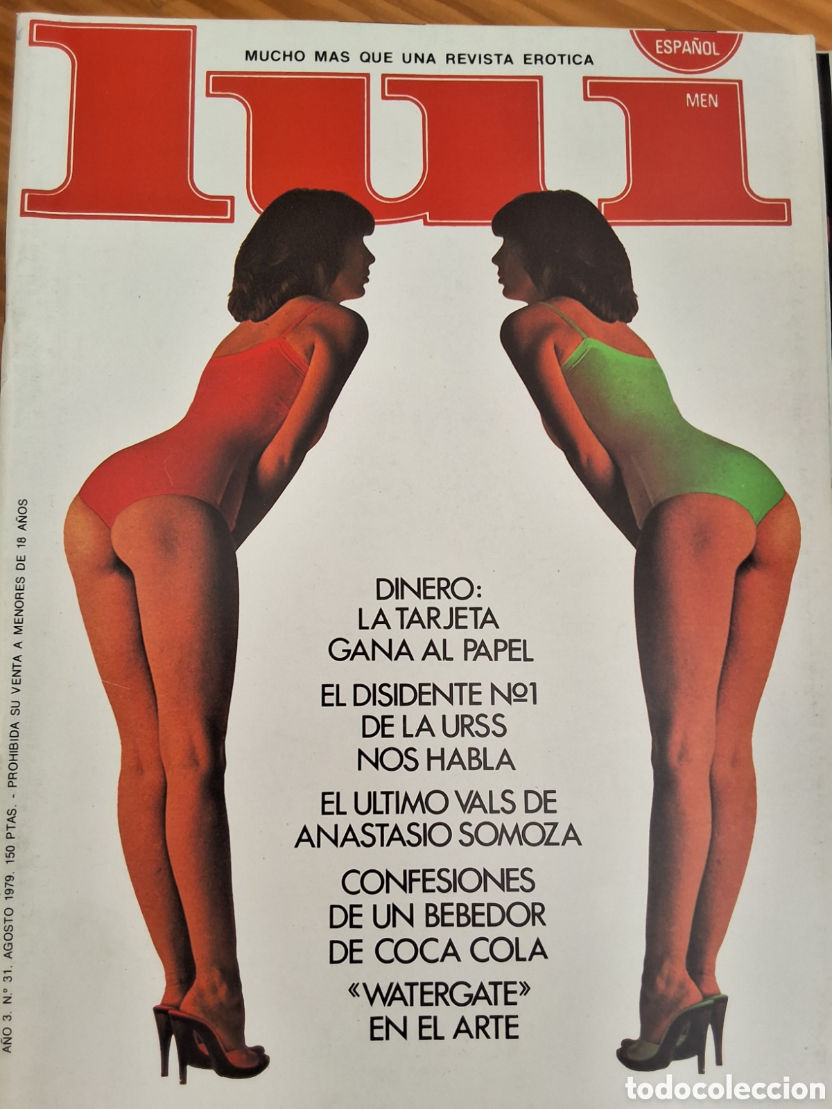 Otros Art&iacute;culos de Coleccionismo en Papel: Lui revista erotica espa&ntilde;ola desnudos mujeres 31 a&ntilde;o 1979/8