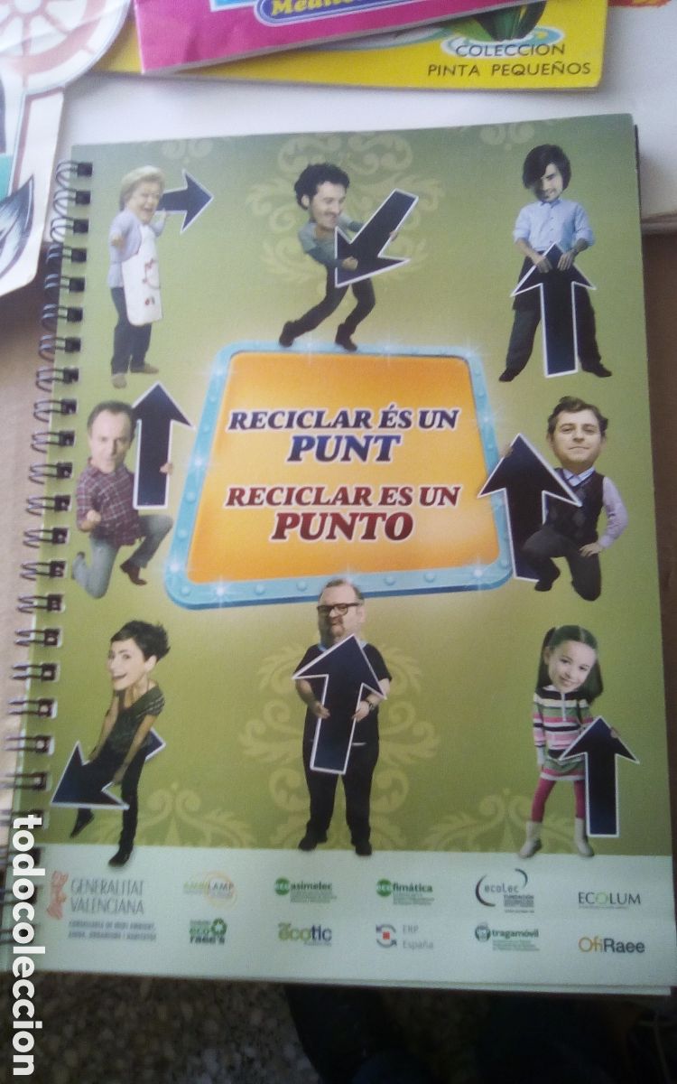 Otros Art&iacute;culos de Coleccionismo en Papel: Libreta Reciclar es un punt. Block de notas. Generalitat Valenciana. A&ntilde;o 2009. Con 96 p&aacute;ginas.