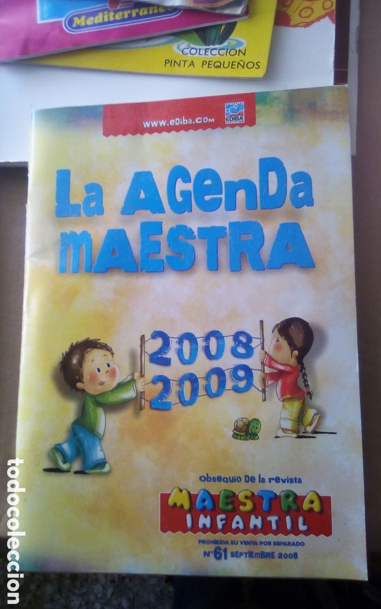 Otros Art&iacute;culos de Coleccionismo en Papel: La agenda maestra 2008-2009. N&deg; 61, septiembre 2008. Obsequio revista Maestra infantil. Edita: Edibe