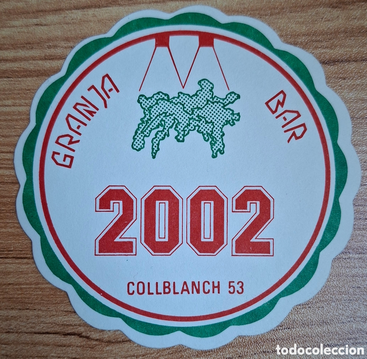 Otros Art&iacute;culos de Coleccionismo en Papel: Posavasos Granja Bar 2002 - Barcelona