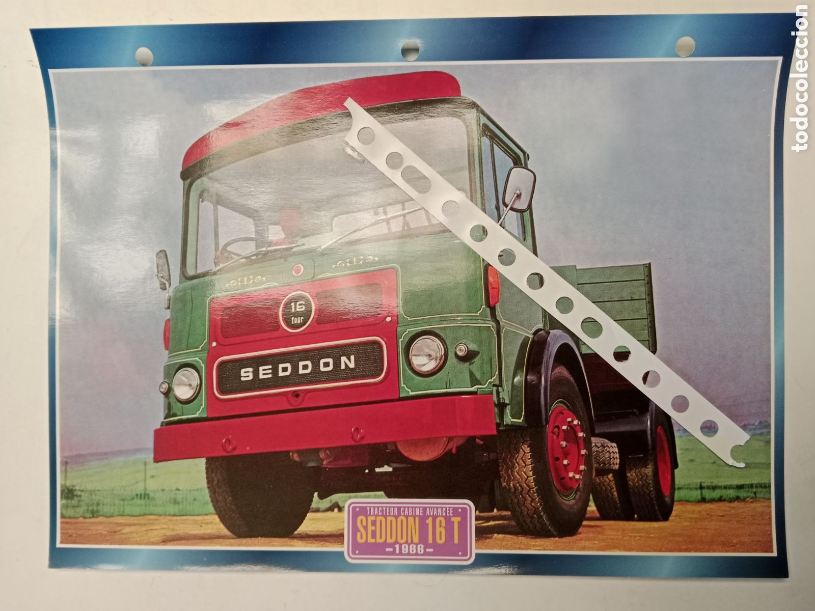 Otros Art&iacute;culos de Coleccionismo en Papel: Ficha cami&oacute;n Seddon 16 T