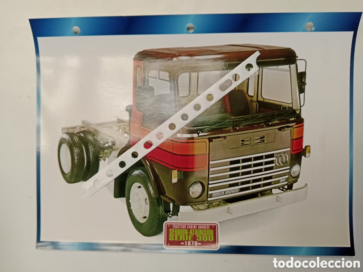 Otros Art&iacute;culos de Coleccionismo en Papel: Ficha cami&oacute;n Seddon Aktinson serie 300