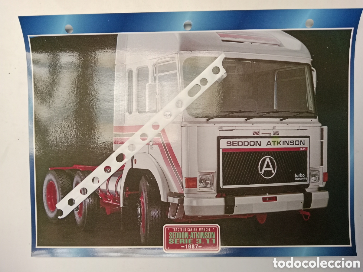 Otros Art&iacute;culos de Coleccionismo en Papel: Ficha cami&oacute;n Seddon Aktinson serie 3.11