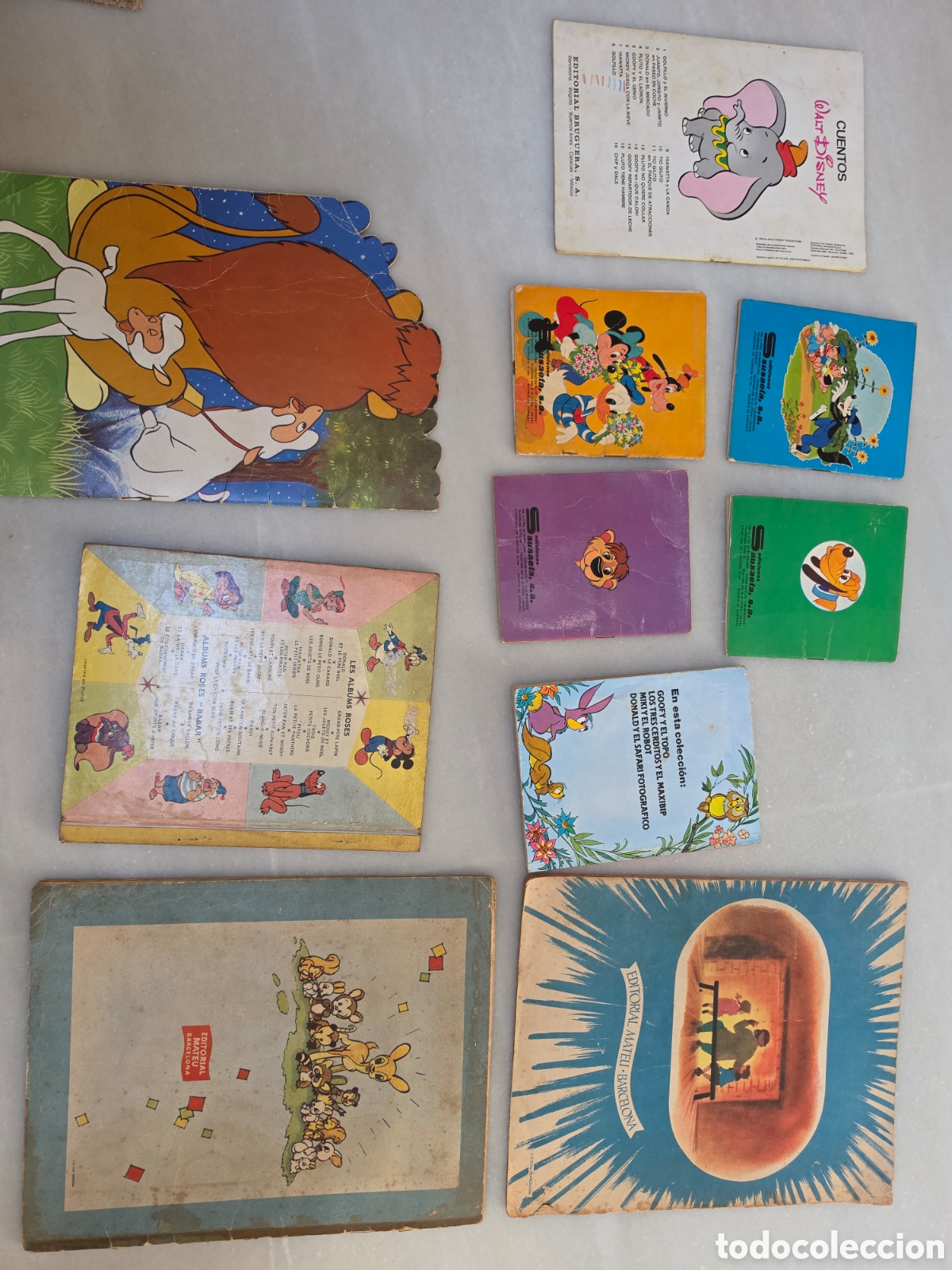 Otros Art&iacute;culos de Coleccionismo en Papel: WALT DISNEY. CUENTOS INFANTILES A&Ntilde;OS 60, 70. 80. EDITORIAL MATEU. SUSAETA. BRUGUERA. TORAY.
