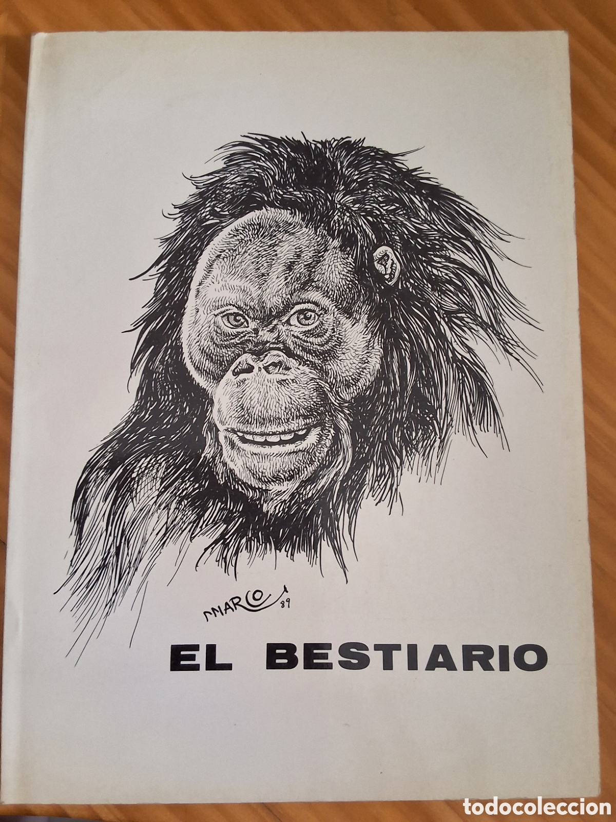 Otros Art&iacute;culos de Coleccionismo en Papel: El bestiario de Tom&aacute;s Marco ilustraciones de animales salvajes a&ntilde;o 1989
