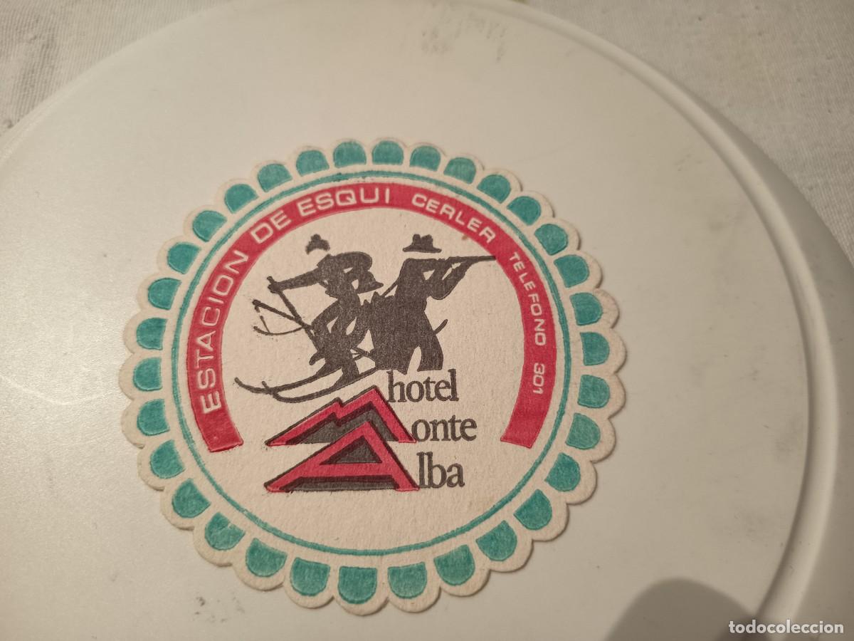 Otros Art&iacute;culos de Coleccionismo en Papel: POSAVASOS ESTACION DE ESQUI CERLER-HOTEL MONTE ALBA-HUESCA