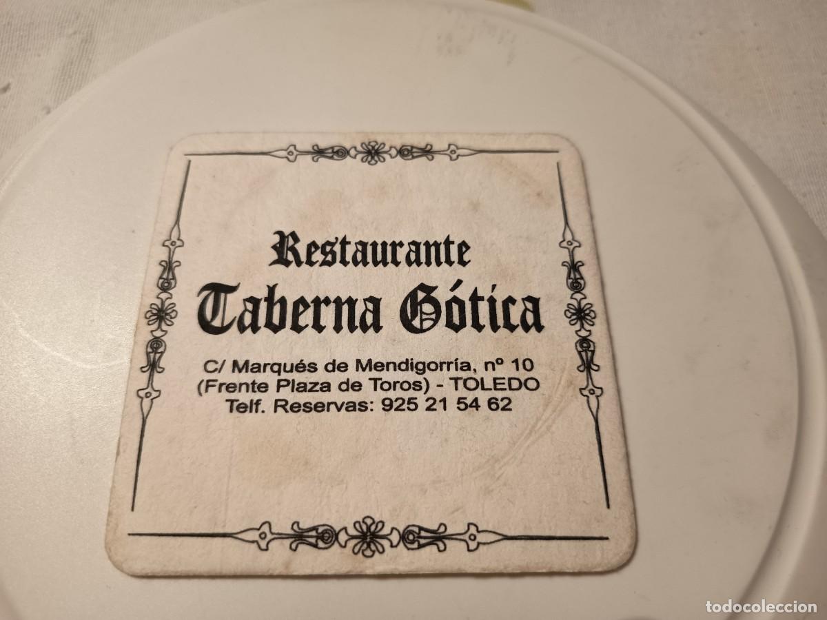 Otros Art&iacute;culos de Coleccionismo en Papel: POSAVASOS RESTAURANTE TABERNA GOTICA-TOLEDO