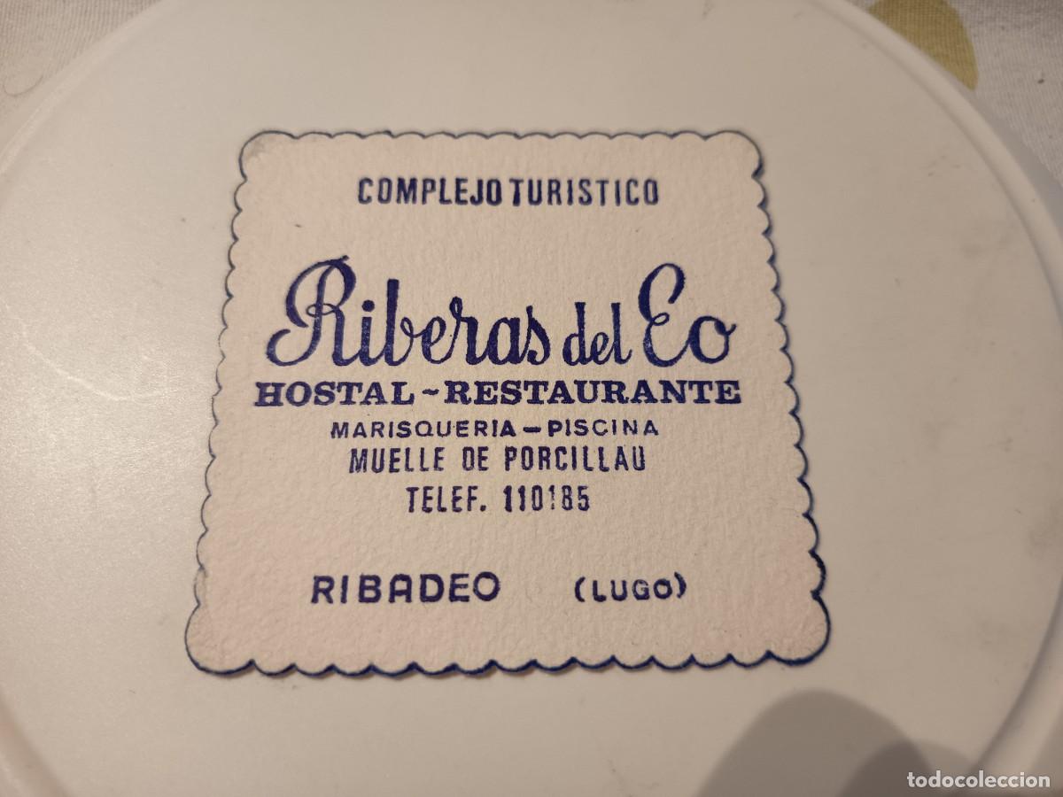 Otros Art&iacute;culos de Coleccionismo en Papel: POSAVASOS HOSTAL RESTAURANTE RIBERAS DEL EO-RIBADEO-LUGO