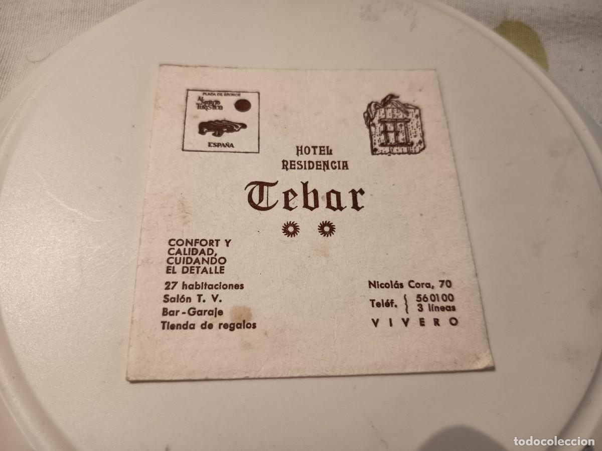 Otros Art&iacute;culos de Coleccionismo en Papel: POSAVASOS HOTEL RESIDENCIA TEBAR-VIVERO-LUGO