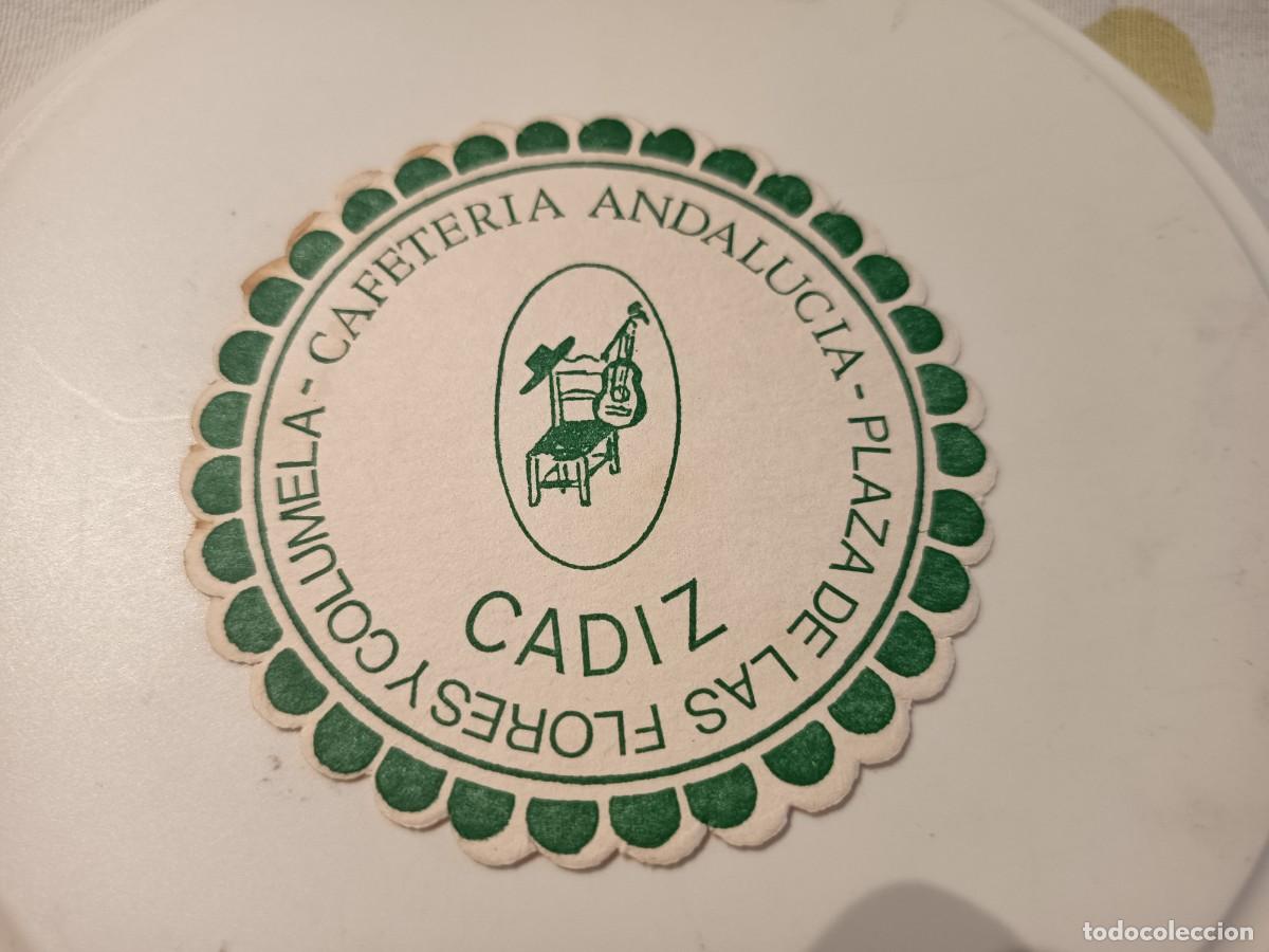 Otros Art&iacute;culos de Coleccionismo en Papel: POSAVASOS CAFETERIA ANDALUCIA-CADIZ