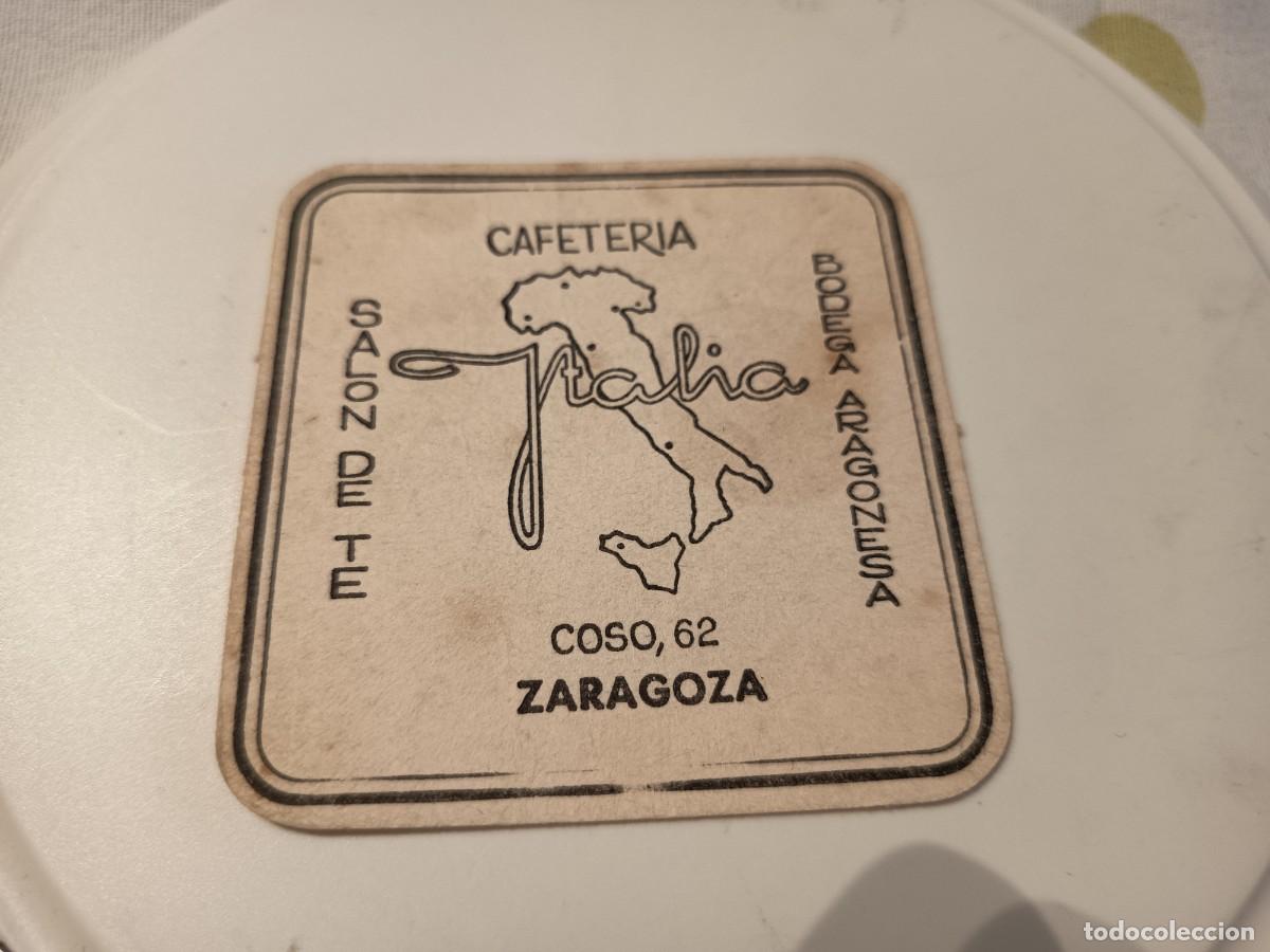 Otros Art&iacute;culos de Coleccionismo en Papel: POSAVASOS CAFETERIA ITALIA-ZARAGOZA