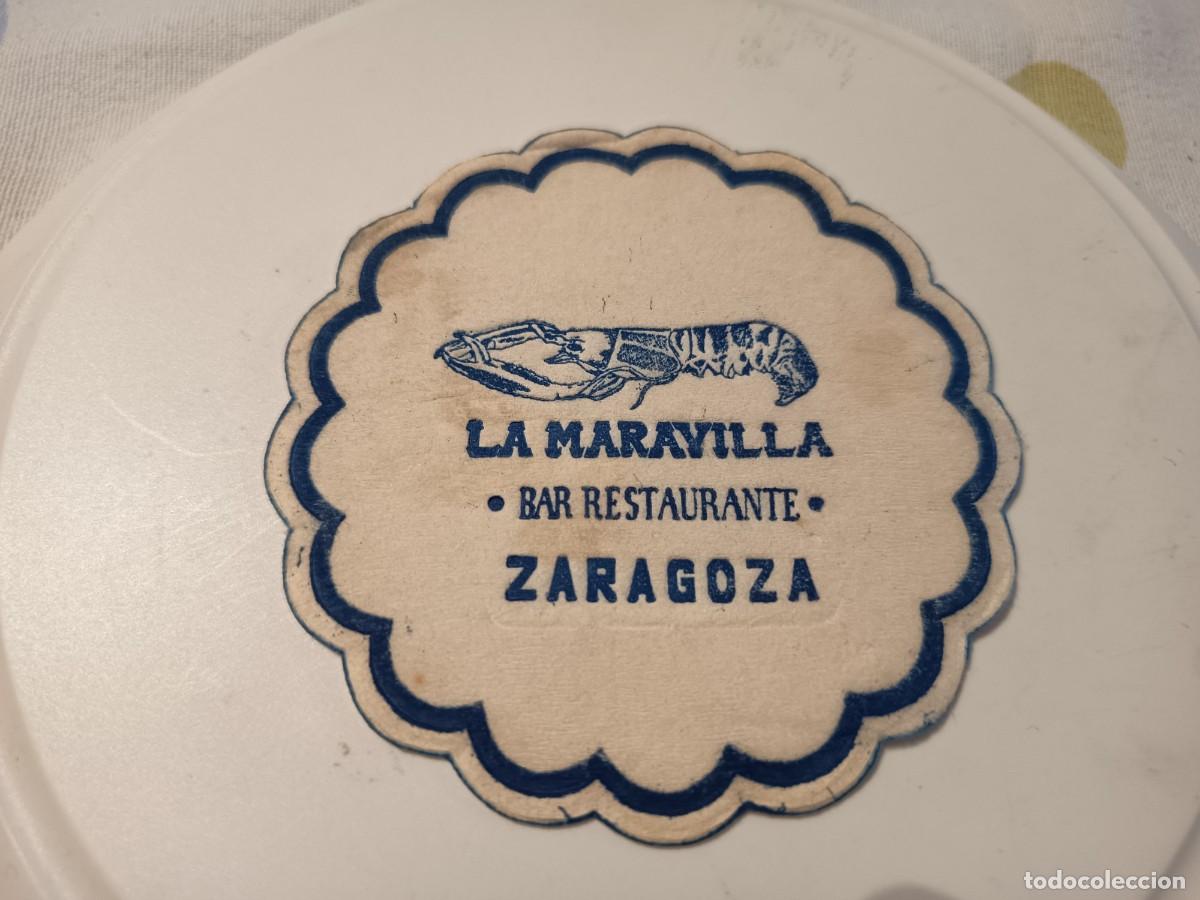 Otros Art&iacute;culos de Coleccionismo en Papel: POSAVASOS RESTAURANTE LA MARAVILLA-ZARAGOZA