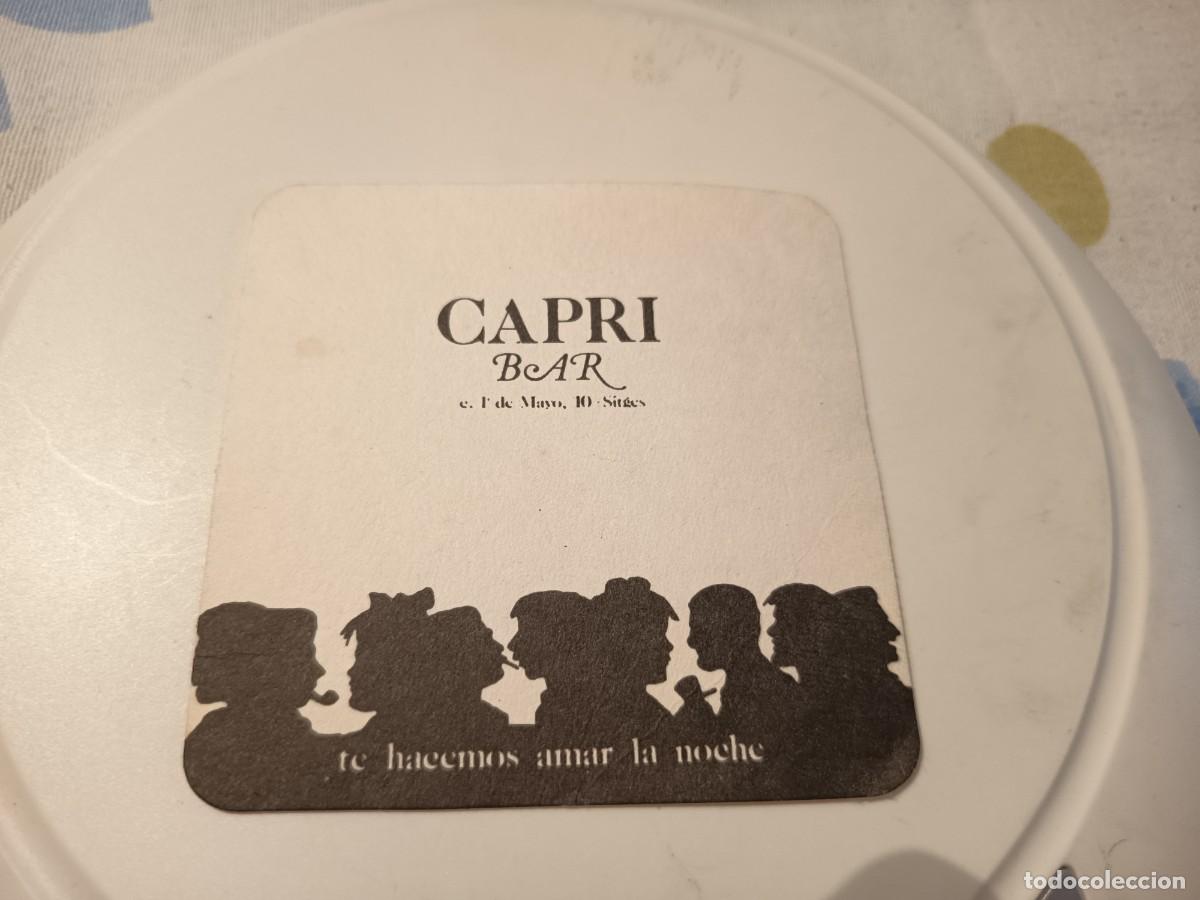 Otros Art&iacute;culos de Coleccionismo en Papel: POSAVASOS BAR CAPRI-SITGES-BARCELONA