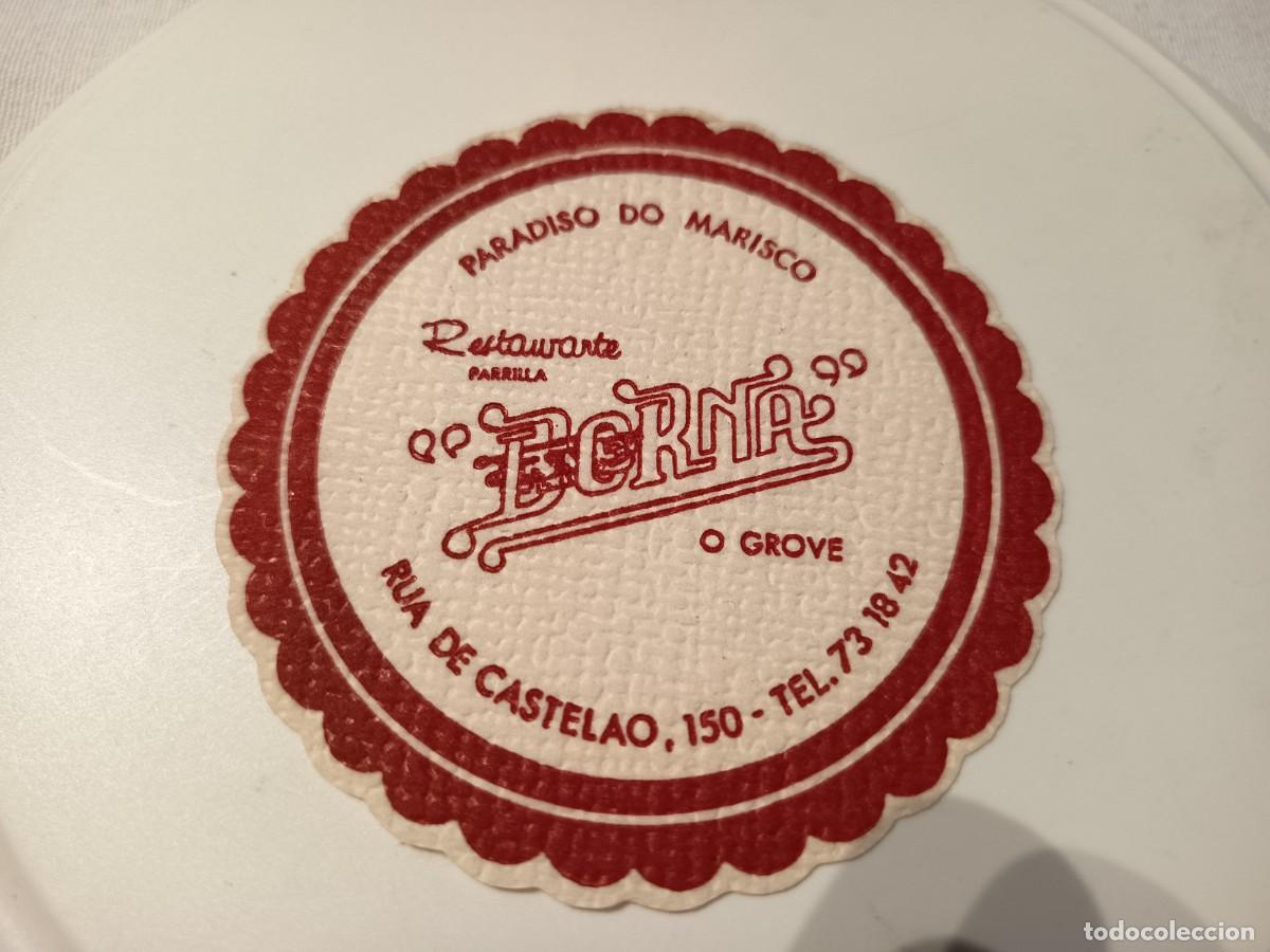 Sammelleidenschaft Andere Papierartikel: POSAVASOS RESTAURANTE BERNA-O GROVE-PONTEVEDRA