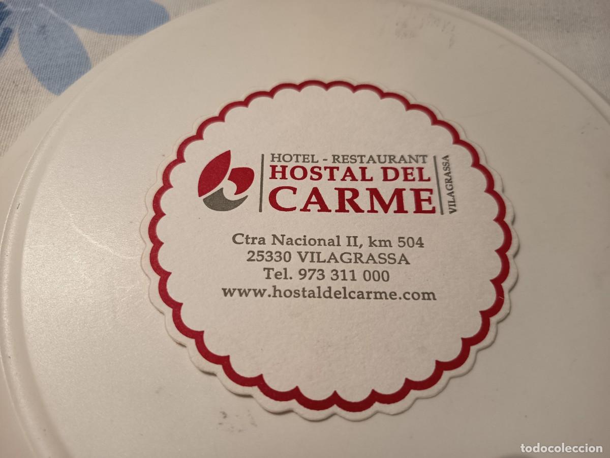 Sammelleidenschaft Andere Papierartikel: POSAVASOS HOTEL DEL CARME-VILAGRASSA-LERIDA