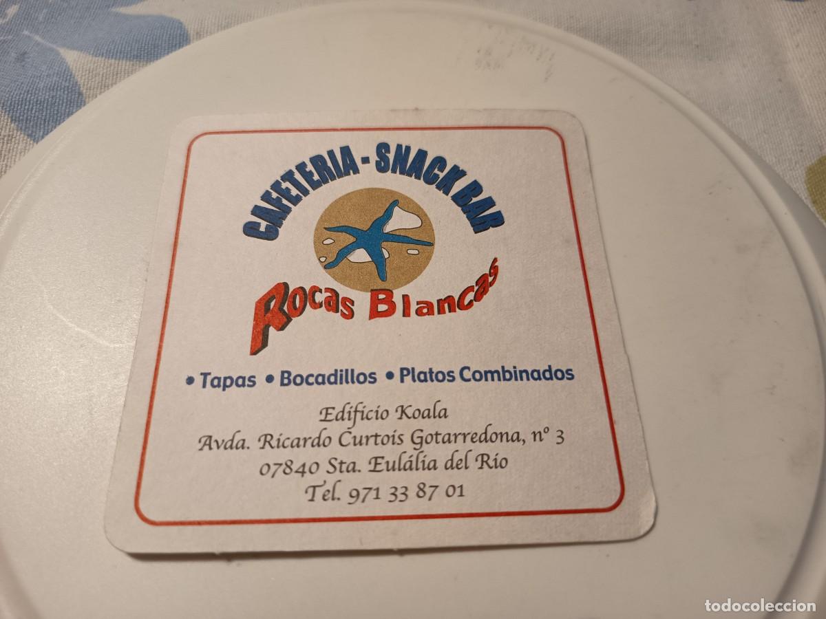 Otros Art&iacute;culos de Coleccionismo en Papel: POSAVASOS RESTAURANTE ROCAS BLANCAS-STA EULALA DEL RIO-IBIZA-BALEARES