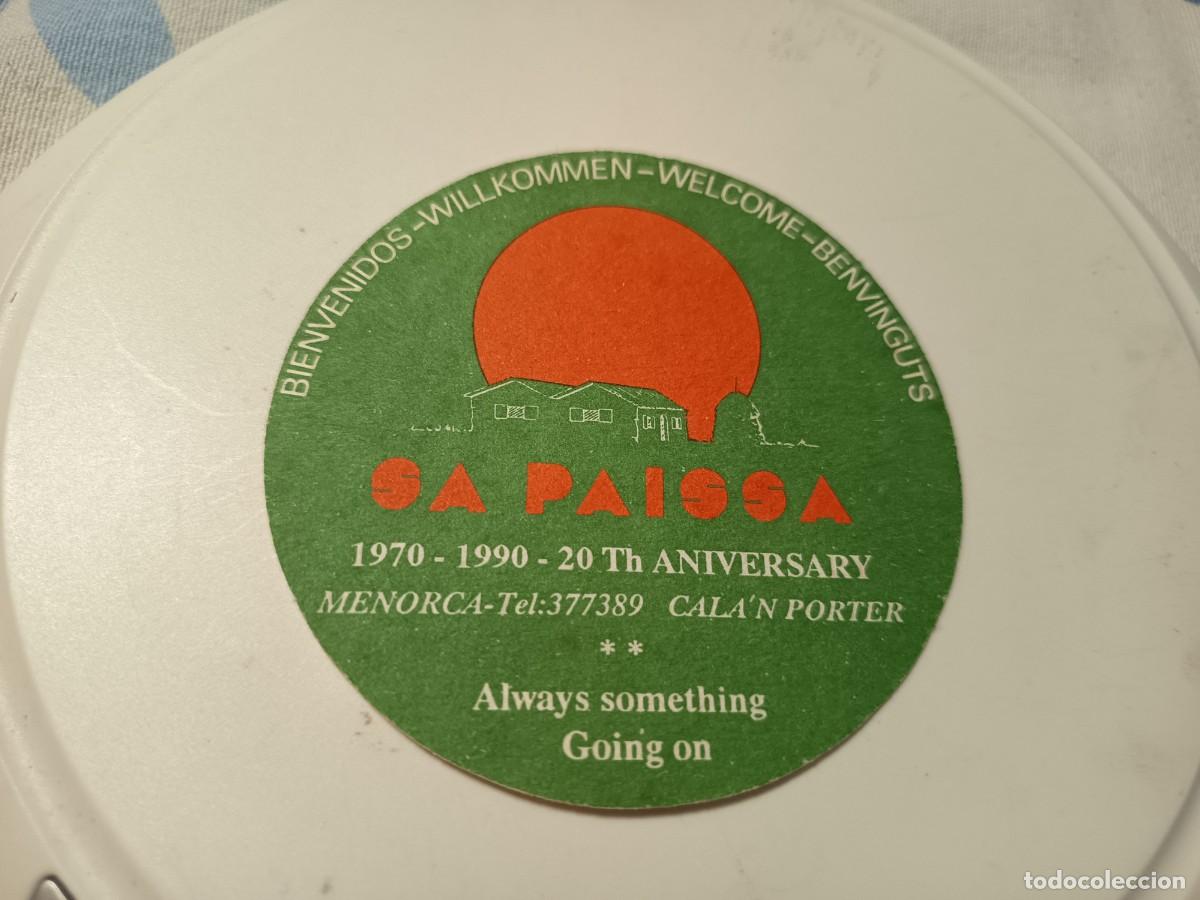 Otros Art&iacute;culos de Coleccionismo en Papel: POSAVASOS RESTAURANT SA PAISSA-CANA'N PORTER-MENORCA-BALEARES
