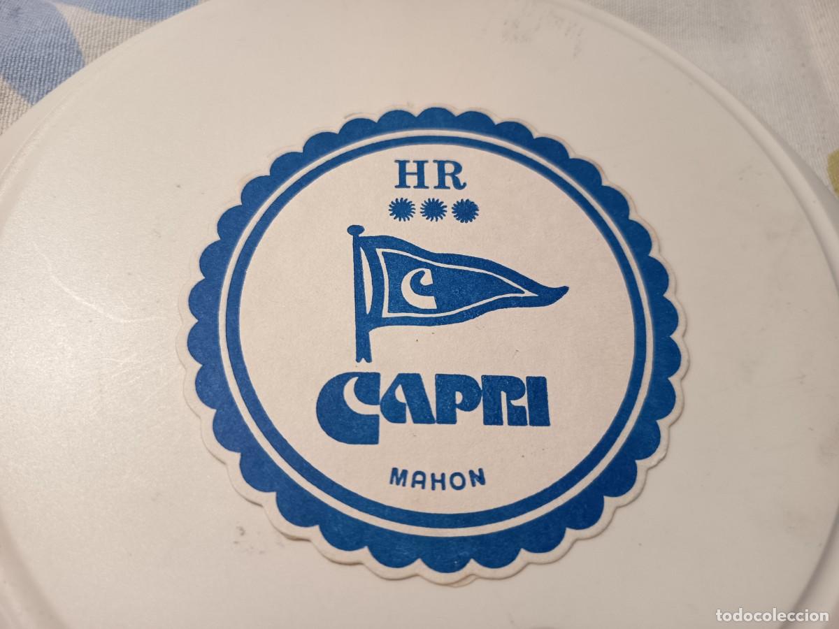Otros Art&iacute;culos de Coleccionismo en Papel: POSAVASOS HOTEL CAPRI-MAHON-MENORCA-BALEARES