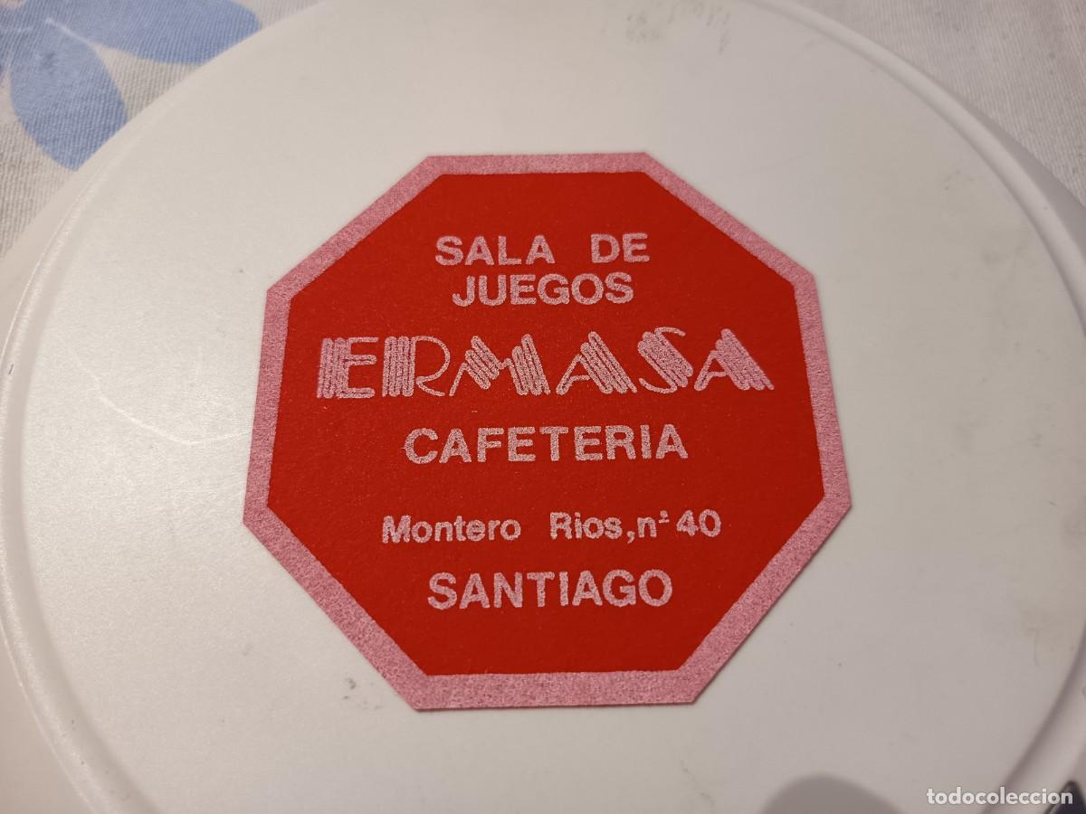 Otros Art&iacute;culos de Coleccionismo en Papel: POSAVASOS CAFETERIA ERMASA-SANTIAGO- CORU&Ntilde;A
