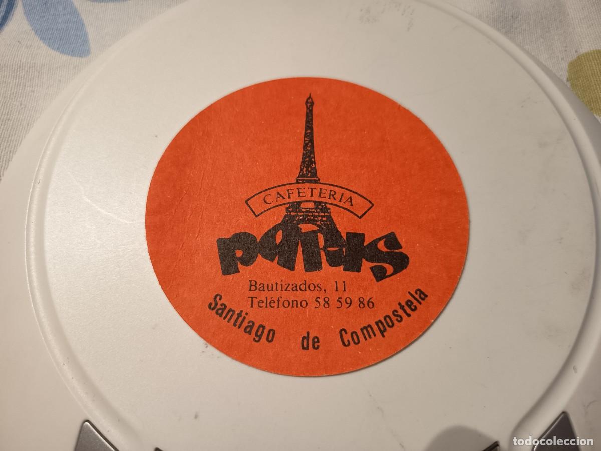 Otros Art&iacute;culos de Coleccionismo en Papel: POSAVASOS CAFETERIA PARIS-SANTIAGO- CORU&Ntilde;A