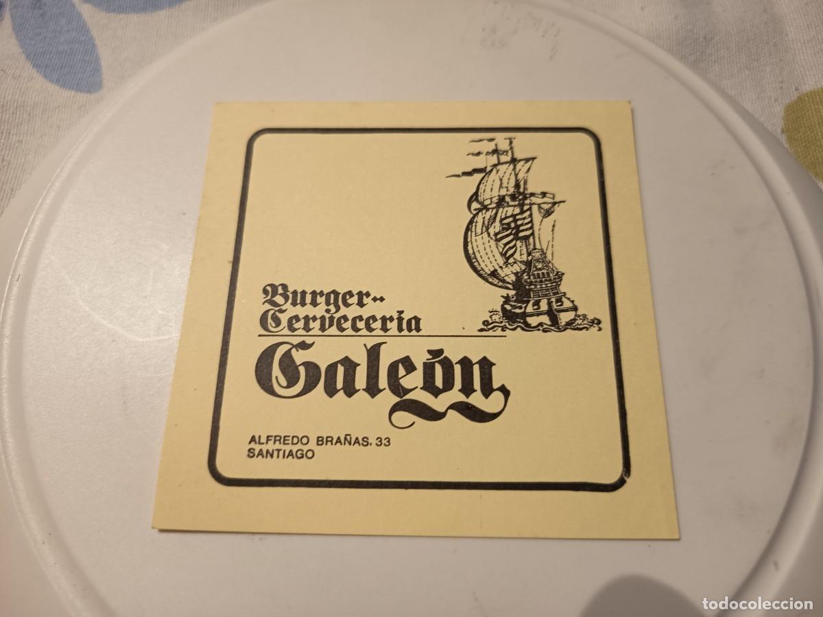 Otros Art&iacute;culos de Coleccionismo en Papel: POSAVASOS CERVECERIA GALEON-SANTIAGO- CORU&Ntilde;A