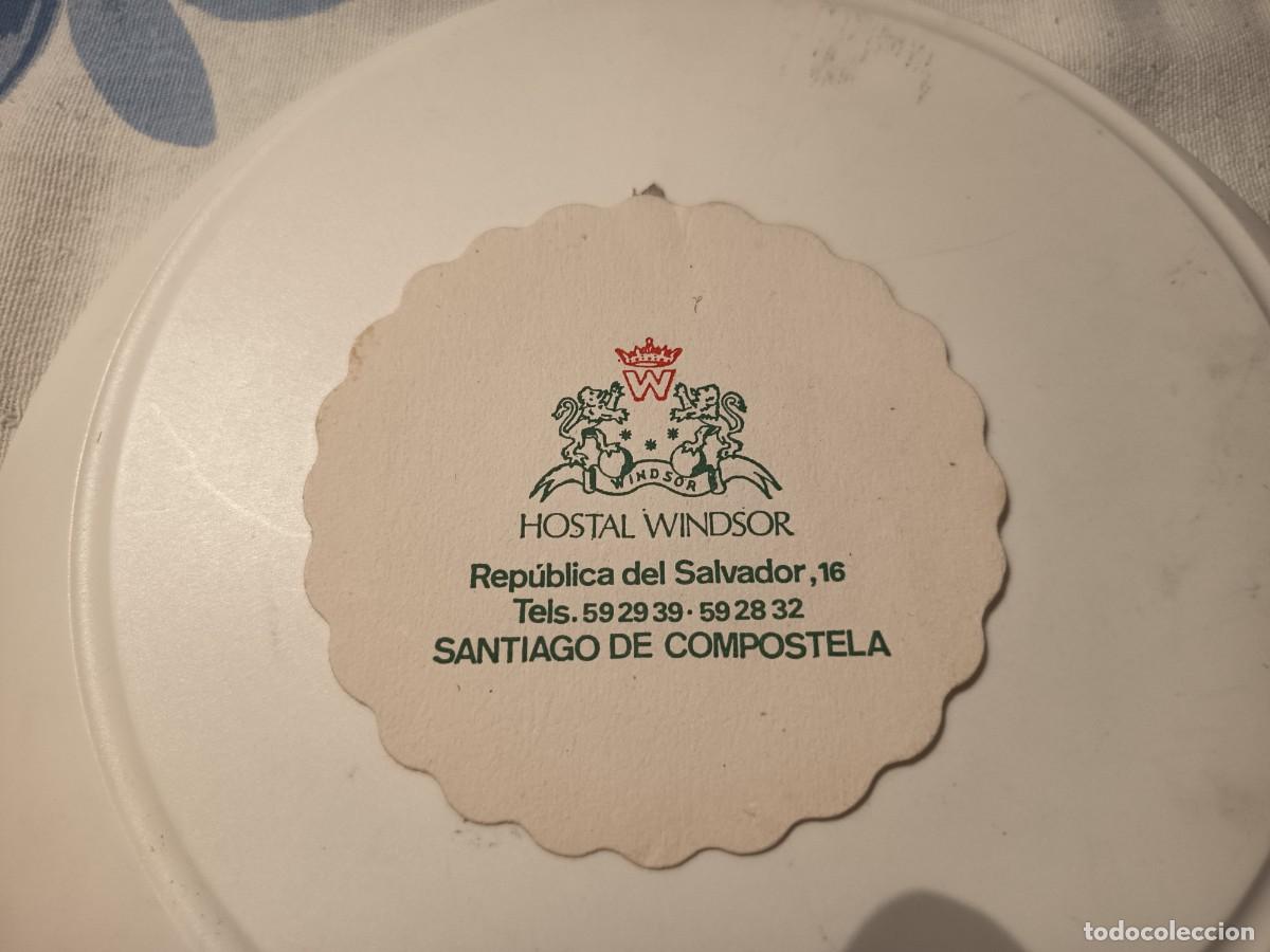 Otros Art&iacute;culos de Coleccionismo en Papel: POSAVASOS HOSTAL WINDSOR-SANTIAGO- CORU&Ntilde;A