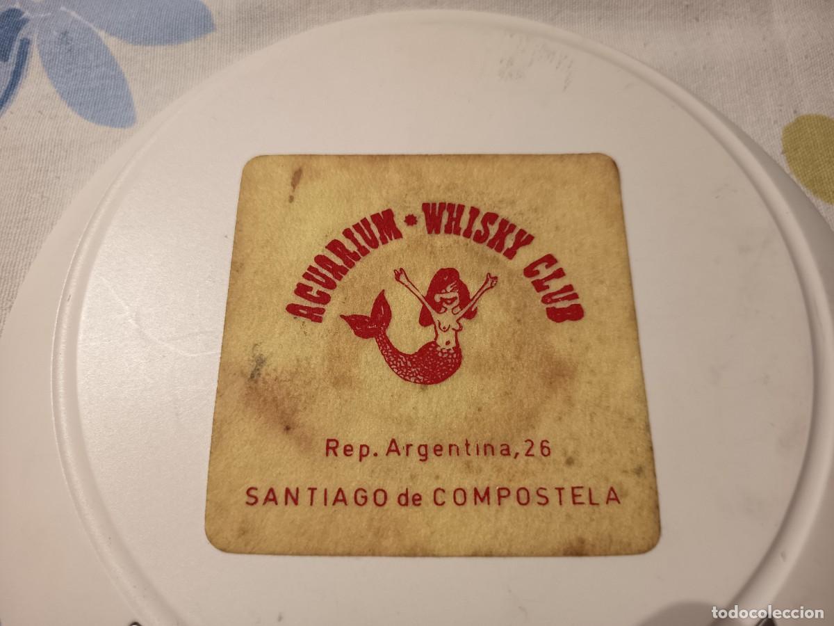 Otros Art&iacute;culos de Coleccionismo en Papel: POSAVASOS WHISKY CLUB ACUARIUM-SANTIAGO- CORU&Ntilde;A