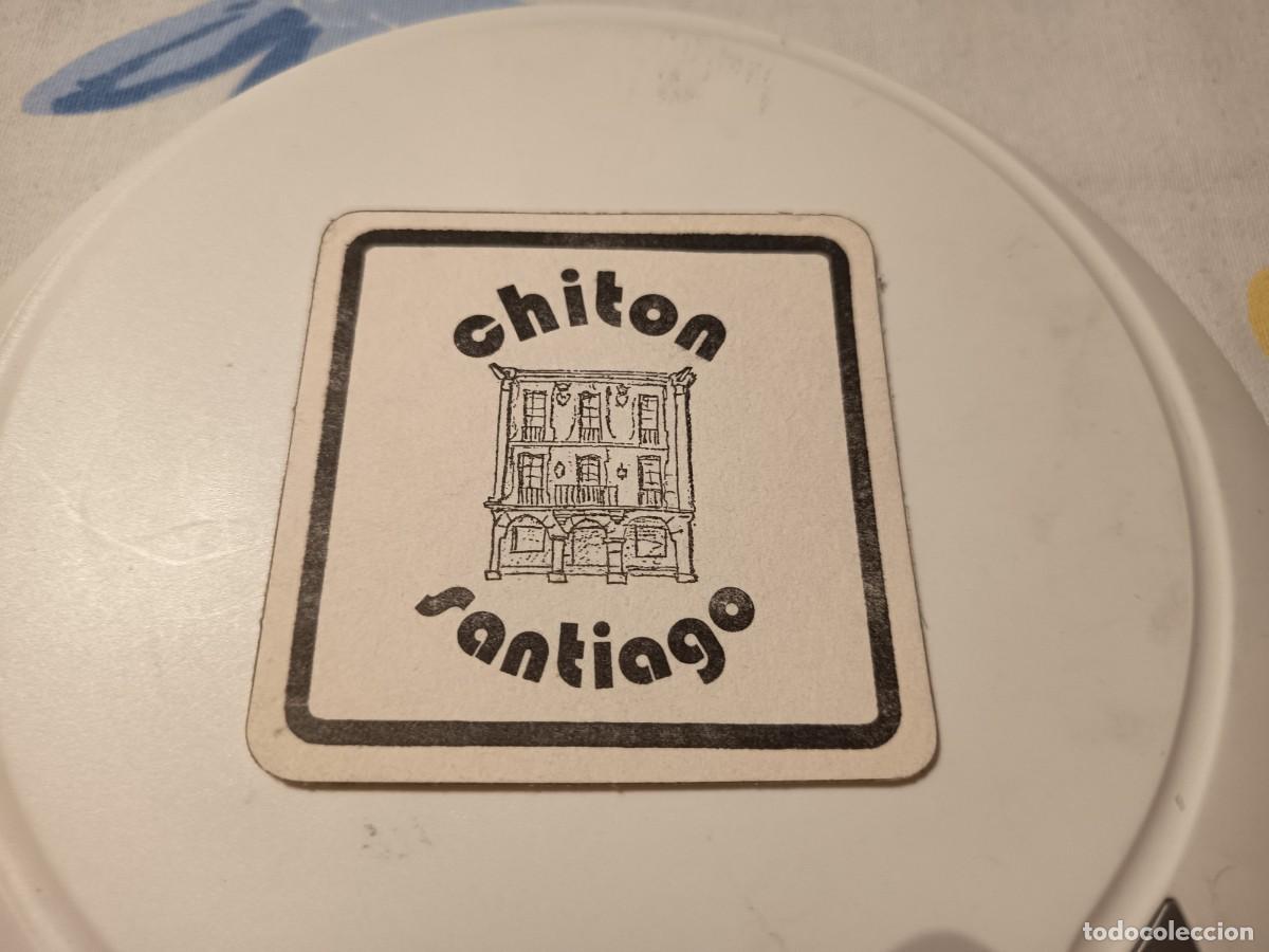 Sammelleidenschaft Andere Papierartikel: POSAVASOS CAFETERIA CHITON-SANTIAGO-CORU&Ntilde;A