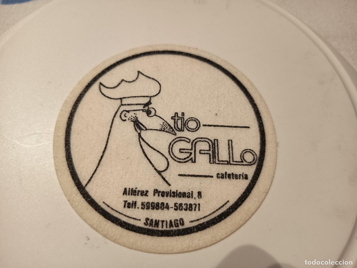 Sammelleidenschaft Andere Papierartikel: POSAVASOS CAFETERIA TIO GALLO-SANTIAGO-CORU&Ntilde;A