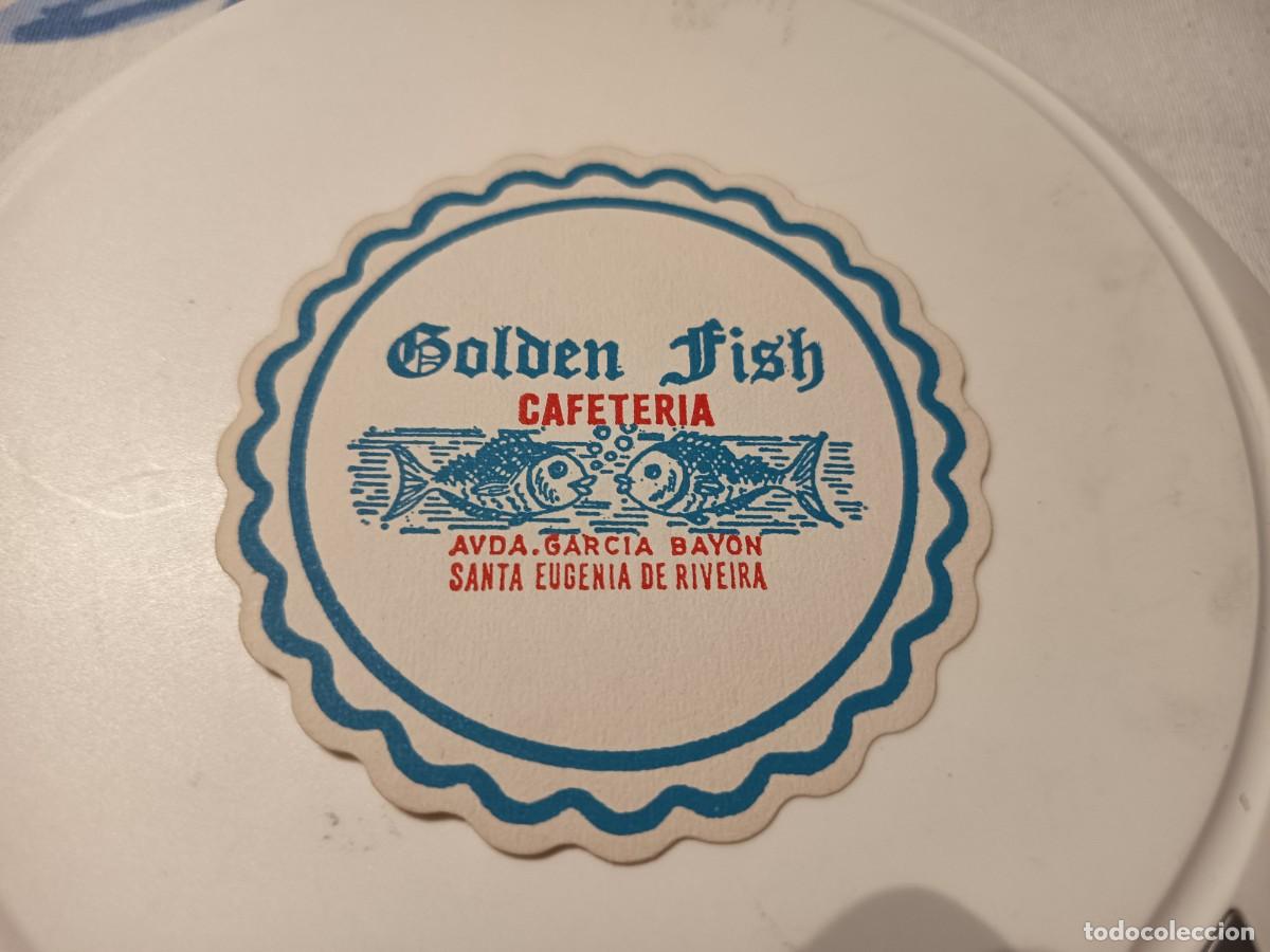 Sammelleidenschaft Andere Papierartikel: POSAVASOS CAFETERIA GOLDEN FISH-SANTA EUGENIA DE RIVEIRA- CORU&Ntilde;A