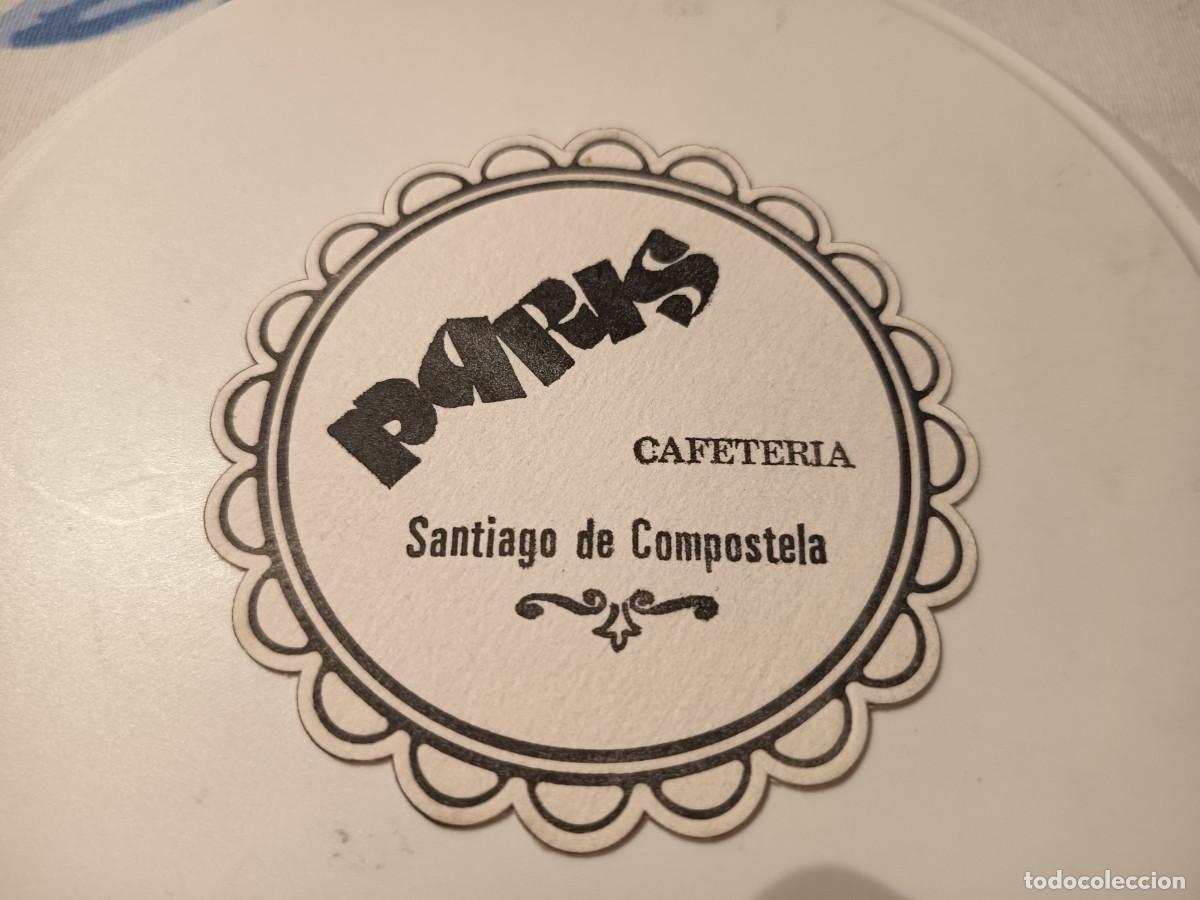 Otros Art&iacute;culos de Coleccionismo en Papel: POSAVASOS CAFETERIA PARIS-SANTIAGO- CORU&Ntilde;A