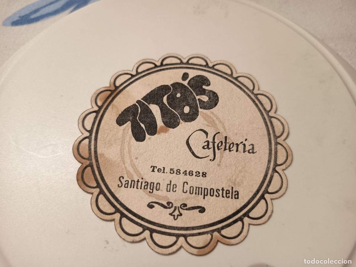 Otros Art&iacute;culos de Coleccionismo en Papel: POSAVASOS CAFETERIA TITOS-SANTIAGO- CORU&Ntilde;A