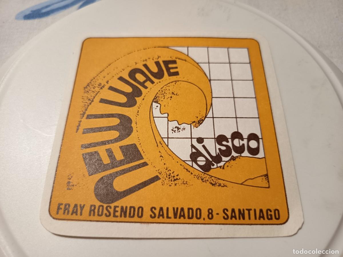 Collectionnisme Papier divers: POSAVASOS DISCO NEW WAUE-SANTIAGO- CORU&Ntilde;A