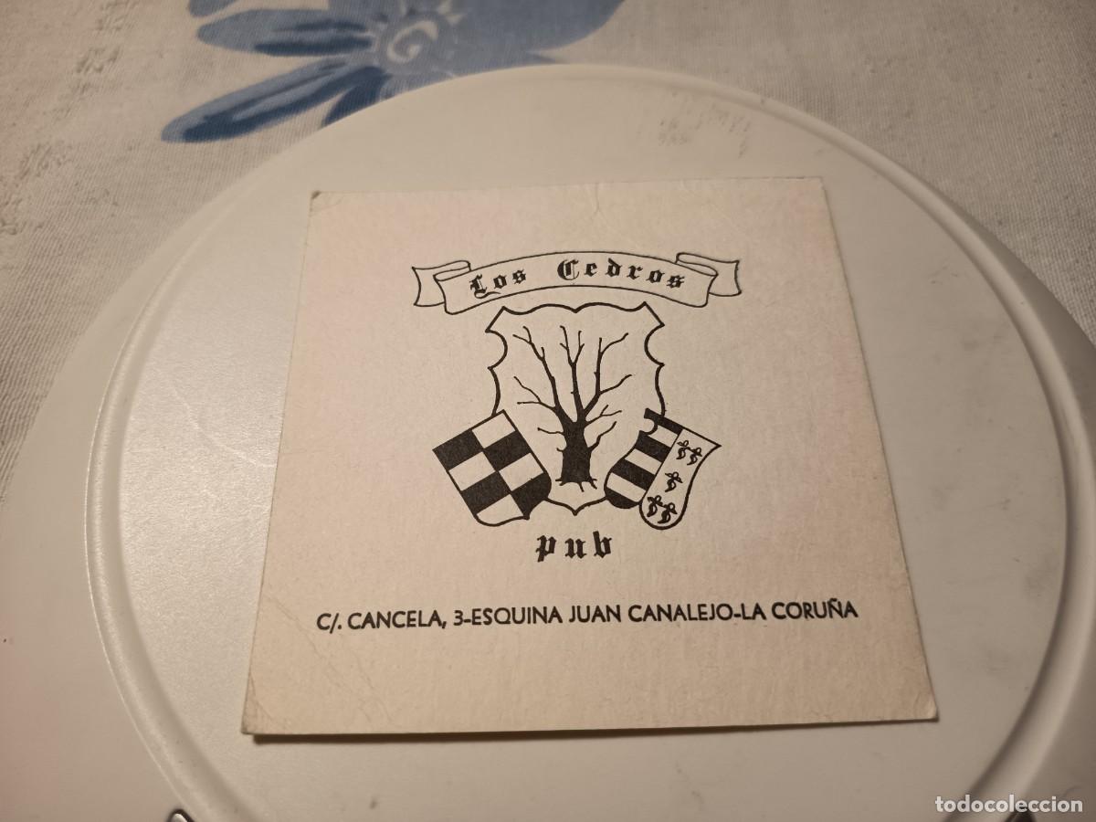 Otros Art&iacute;culos de Coleccionismo en Papel: POSAVASOS PUB LOS CEDROS- LA CORU&Ntilde;A