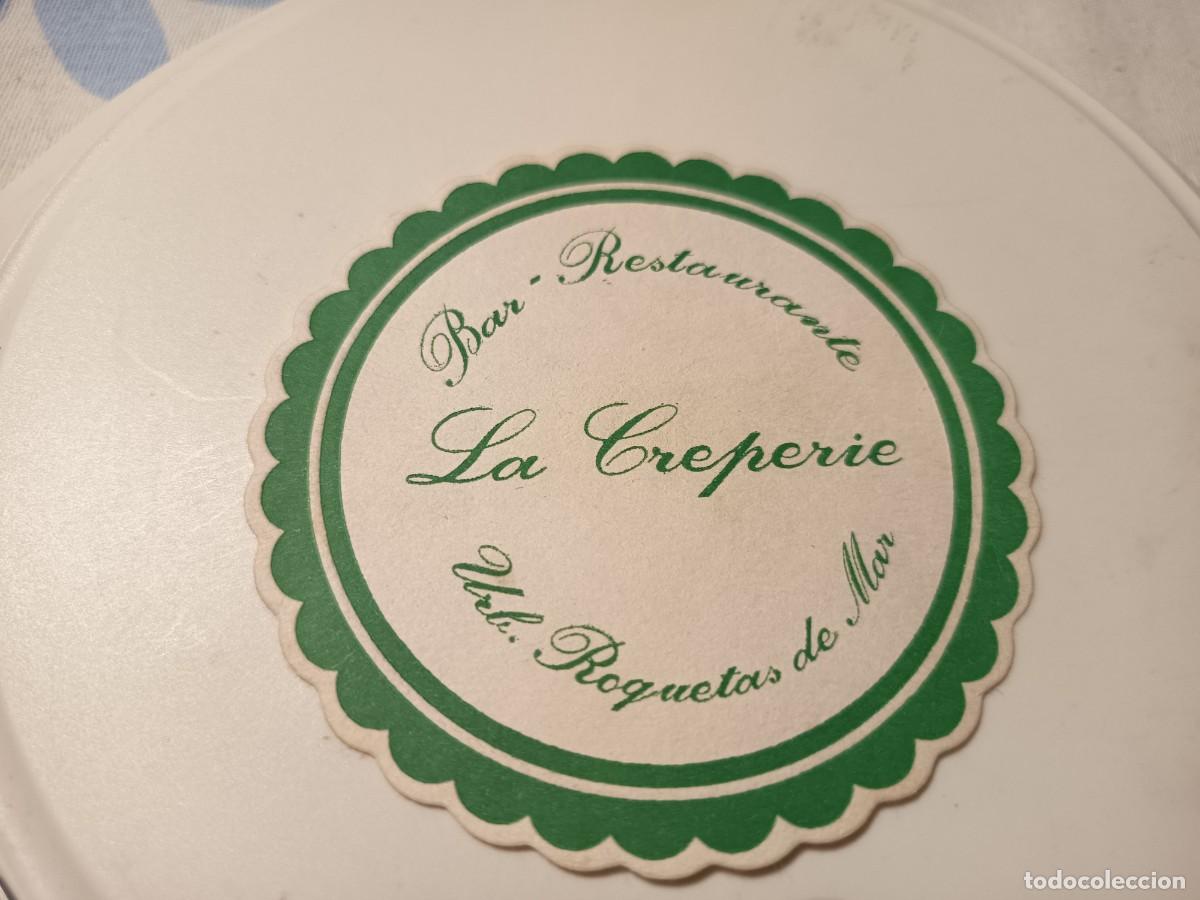 Altri oggetti di carta: POSAVASOS RESTAURANTE LA CREPERIE-ROQUETAS DE MAR-ALMERIA