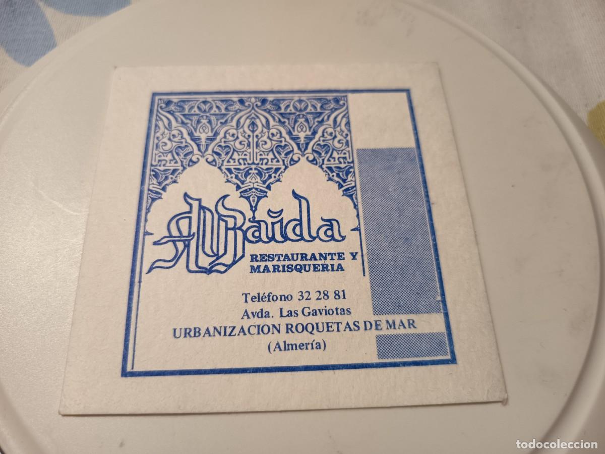 Paper Collecting Others: POSAVASOS RESTAURANTE ALBAIDA-ROQUETAS DE MAR-ALMERIA