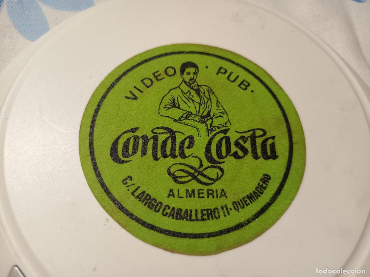 Sammelleidenschaft Andere Papierartikel: POSAVASOS VIDEO PUB-CONDE COSTA-QUEMADERO-ALMERIA