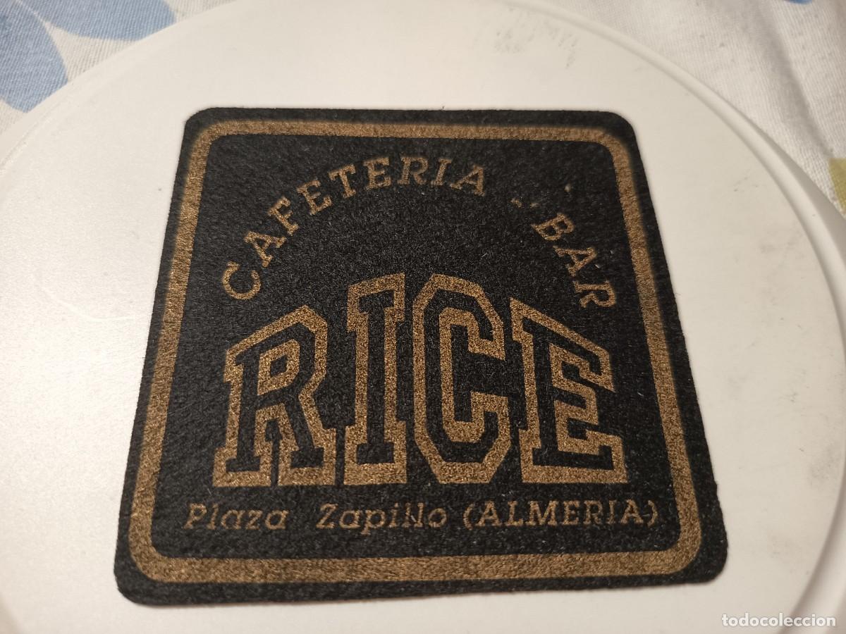 Sammelleidenschaft Andere Papierartikel: POSAVASOS CAFETERIA RICE-ALMERIA