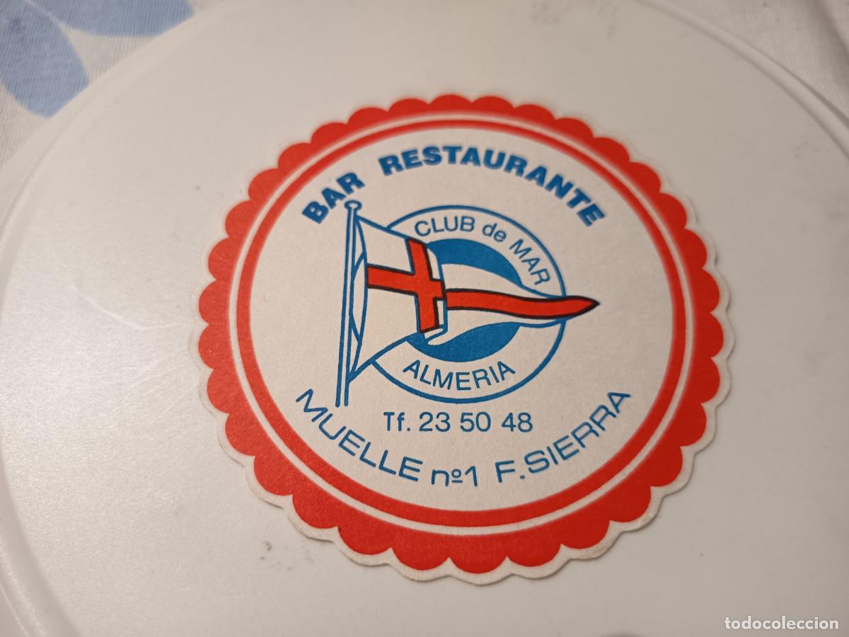 Sammelleidenschaft Andere Papierartikel: POSAVASOS BAR RESTAURANTE CLUB DE MAR-ALMERIA