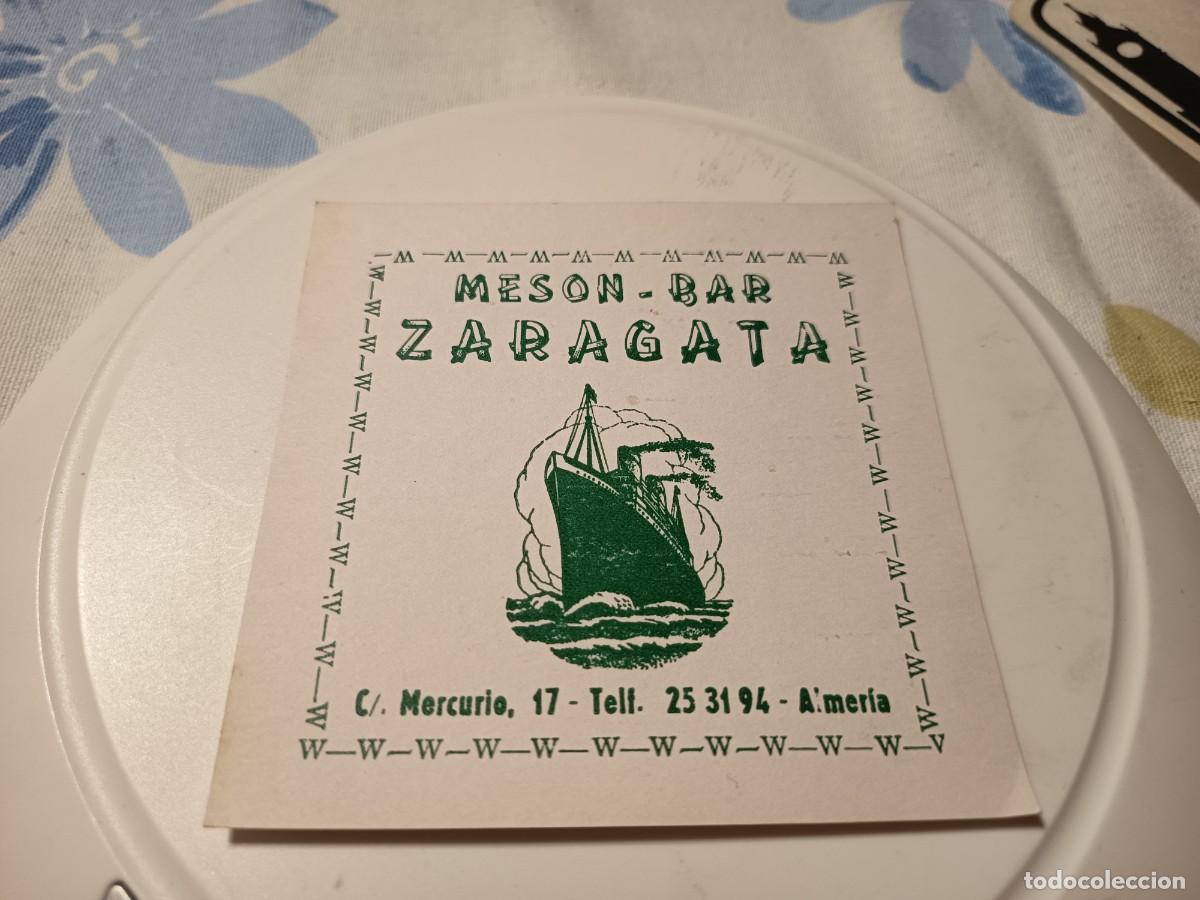 Collectionnisme Papier divers: POSAVASOS MESON ZARAGATA- ALMERIA
