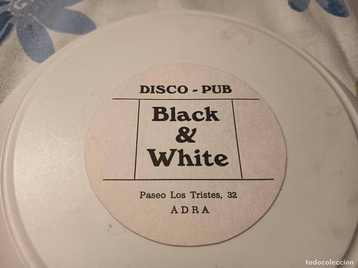 Otros Art&iacute;culos de Coleccionismo en Papel: POSAVASOS DISCO PUB BLACK & WHITE-ADRA- ALMERIA