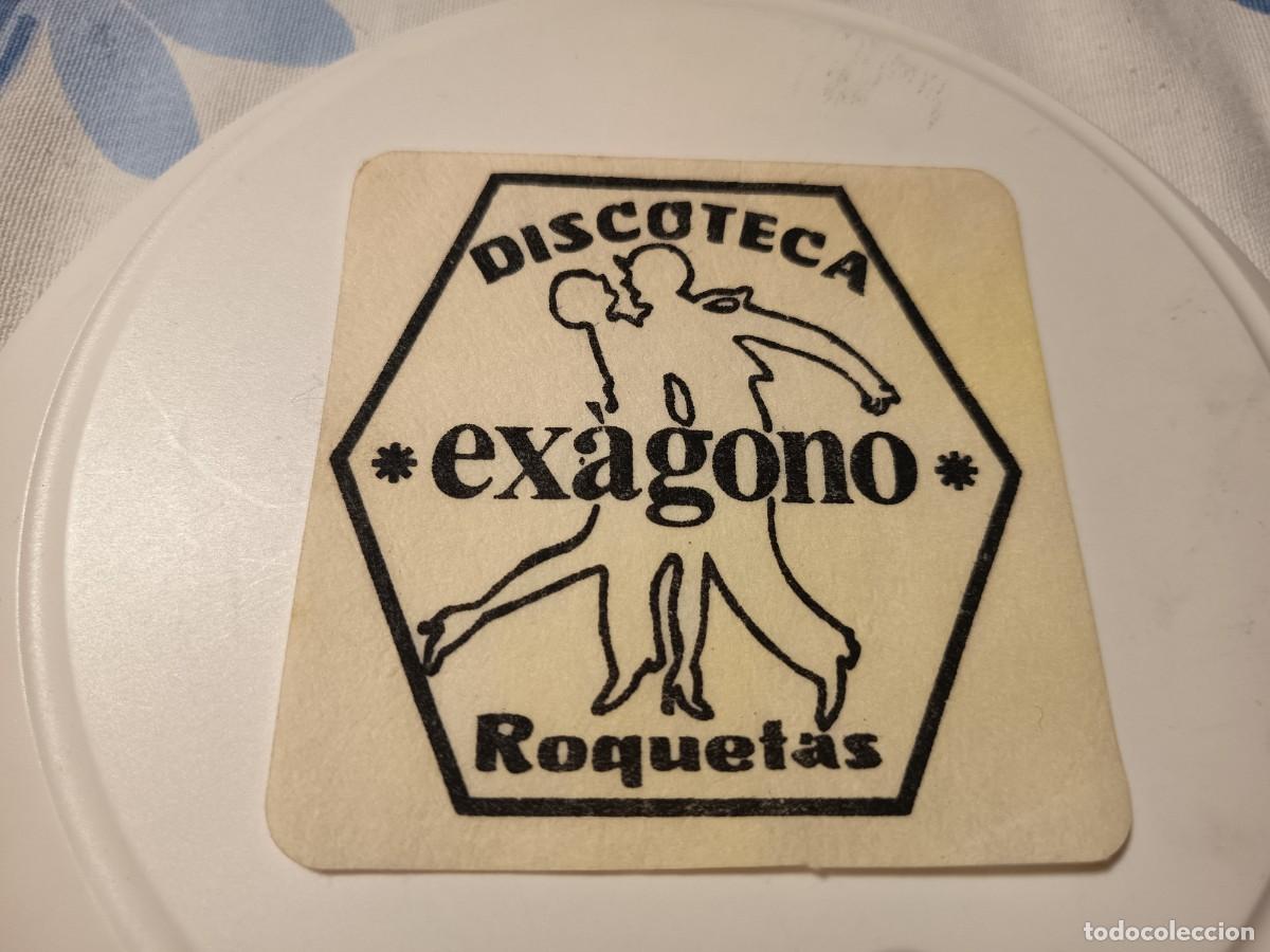 Otros Art&iacute;culos de Coleccionismo en Papel: POSAVASOS DISCOTECA EXAGONO-ROQUETAS DE MAR- ALMERIA